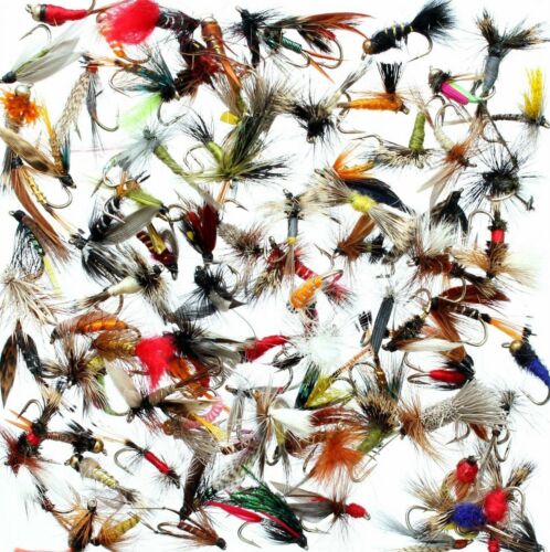 By Arc Fishing Flies UK Trout Flies Wet Dry Nymph /& Buzzers in 10 or 25