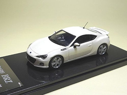 Subaru BRZ Genuine OP Fitted Satin White Pearl WiT/'s 1:43 resin model W25