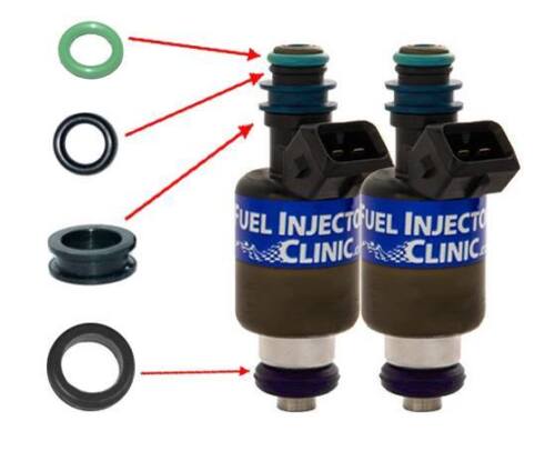 Low Impedance Fuel Injector Seal/O-Ring Kit for FIC Low-Z DSM/Evo/etc. 