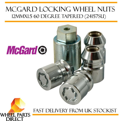 McGard Locking Wheel Nuts 12x1.5 Bolts for Mazda 6 07-12 Mk2