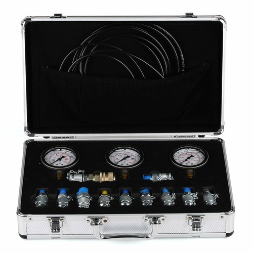 Set Hydraulische Tester Druck Druckprüfer Auto Neu Bagger-Hydraulikdruck-Test