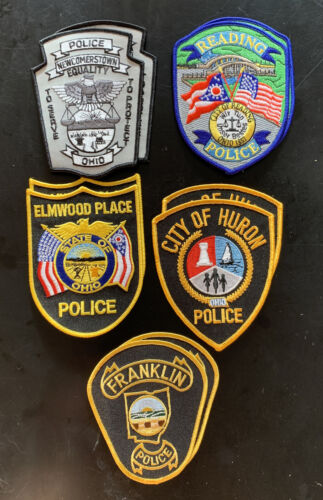 10 Ohio Police Patches Collect And Trade Patch Lot