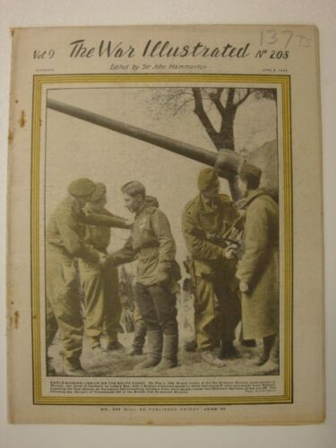 Channel Islands, Burma, E-Boat, Hamburg, Denmark WW2 The War Illustrated # 208