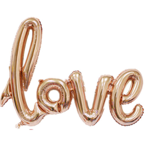 Love Letter Aluminum Foil Balloon Wedding Engagement Birthday Party Decor Props