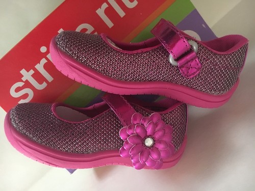5 Striderite Mary jane shoes toddler girl Dark Pink US size 4 5.5 4.5