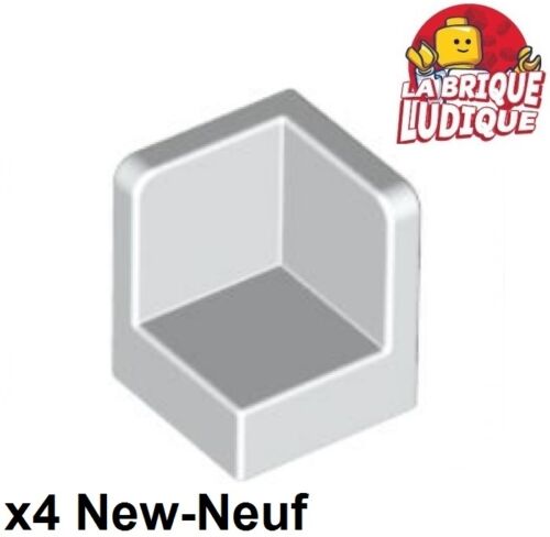 4x Paneel Schild 1x1x1 Corner Ecke Weiß//White 6231 Neu Lego