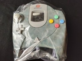 SEGA DreamCast Drean Bank Point HKT-7700 Marble Patern Controller with Box-f0114