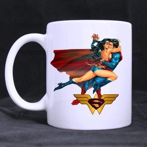 Funny Superman And Wonder Woman 11 Oz Coffee Mug Tea Cup Gift 