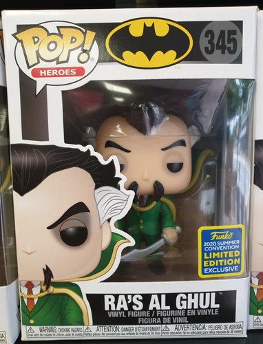 MINT CONDITION DC LIMITED SDCC CONVENTION EXCLUSIVE RAS AL GHUL FUNKO POP
