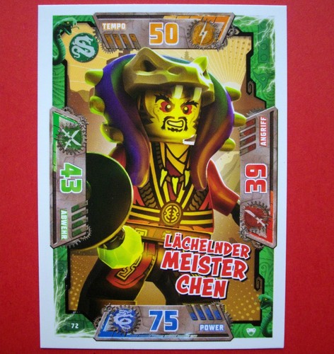 LEGO Ninjago trading cards base ultra diapositives série 2 sélection toutes les cartes 51-100