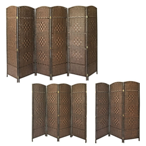 HAND MADE WICKER ROOM DIVIDER//SEPARATOR//PRIVACY SCREEN CHOICE OF SIZE//COLOUR