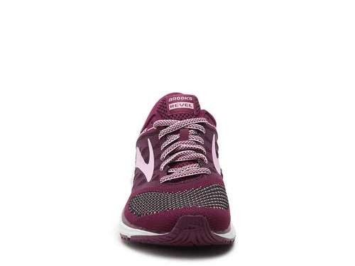 Brooks Women/'s Revel 120249-1B-598 Plum//Pink//Black Running Sneakers