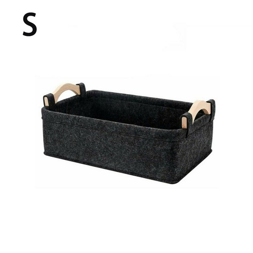 Portable Storage Basket Rectangular Fabric Transport Organizer Bin Box 1 Pack