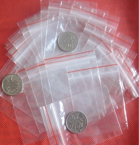Resealable Ziplock Zip Lock Plastic Poly Clear Seal Bags Packaging Food Pouches