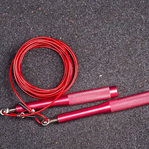 Speed Jump Rope  Adjustable 10FT Steel Wire  Home Gym Crossfit Fitness Exercise