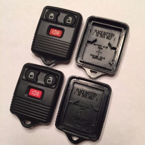 Pads For Ford CWTWB1U345 2 New Replacement 3 Button Keyless Remote Shell Cases 