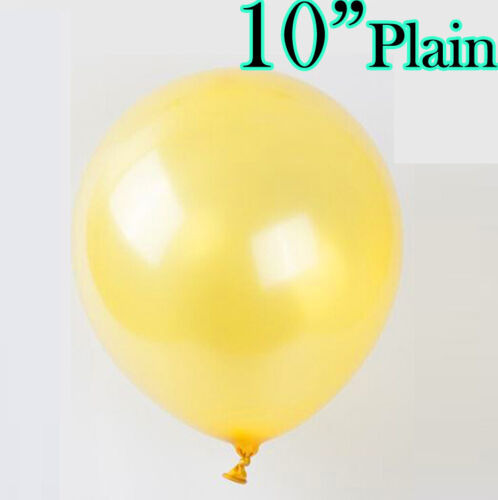 Details about   10 x Plain Latex Balloons 10" Helium/Air Wedding Party B"day Baloons Ballons 
