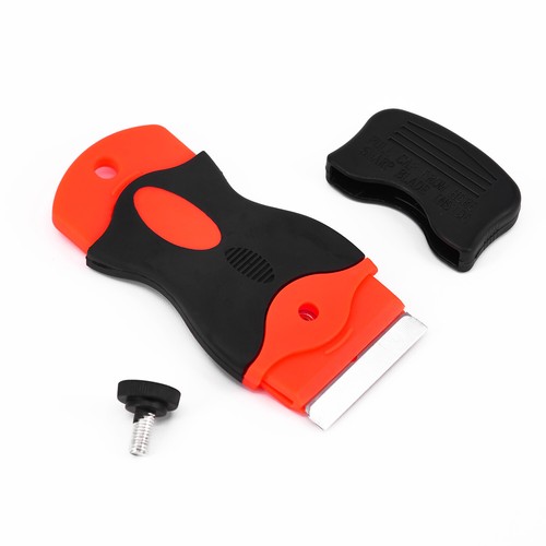 Details about / 11 Pcs Plastic Edge Blades Mini Razor Scraper For Auto Film Paint Glue Remover