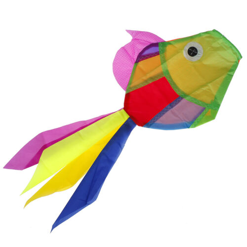 Rainbow Fish Kite Windsock Outdoor Garden Decor Kids Line Laundry Kids Toys YJUS