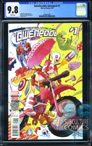 CGC 9.8 FIRST ISSUE HOT!! SOLD OUT SOLD OUT FIRST PRINT GWENPOOL #1