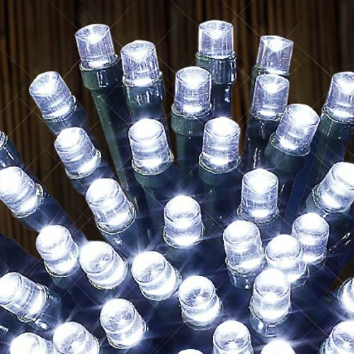 100//200//400//600 LED MAINS STRING FAIRY LIGHTS INDOOR OUTDOOR XMAS CHRISTMAS UK
