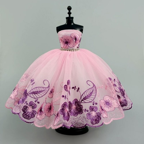 Details about / Pink Purple Floral Fashion Ballet Dress For 11.5/" Doll Outfits 1//6 Dolls Clothes