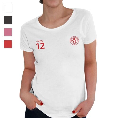 Sheffield United F.C Deportes Personalizado De Señoras Camiseta