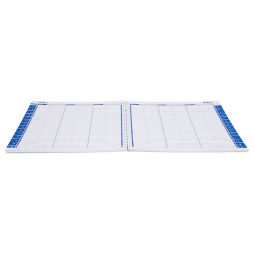 Terminplaner 30x30 cm Samstag 20-Min.-Takt 2 Spalten Montag