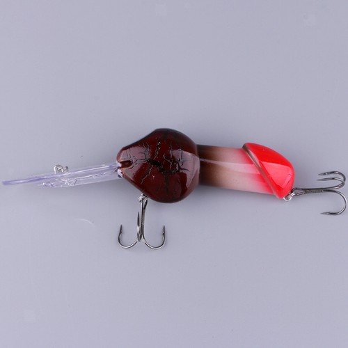 2 Pièces De Pêche Leurre Pénis Bait Crankbait Plongée Artificielle Dur