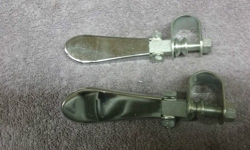 HARLEY KNUCKLEHEAD PANHEAD SHOVELHEAD VINTAGE CHOPPER CHROME SPOON FOOTPEGS