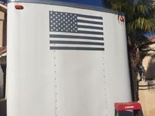 American Flag Hood Decal large graphic Fits jeep cj tj wrangler trailer car v6