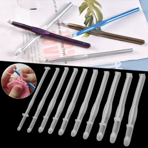 Molds Silicone Mold Crochet Hooks Resin Mold Knitting Sweaters Tool Yarn 