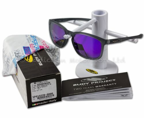 Rudy Project Sunglasses Soundwave Glass Ice Graphite Multilaser Violet SP414220