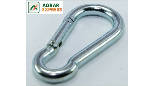 Feuerwehr-Karabinerhaken 120x11 mm verzinkt DIN 5299 5er Pack