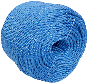 Sailing Agriculture Camping Blue Polypropylene Poly Rope 8mm 220mtr Coil