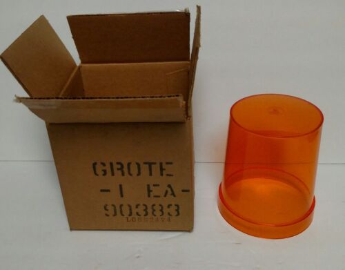 Free Shipping Grote 90383 Amber Replacement Lens for Beacon