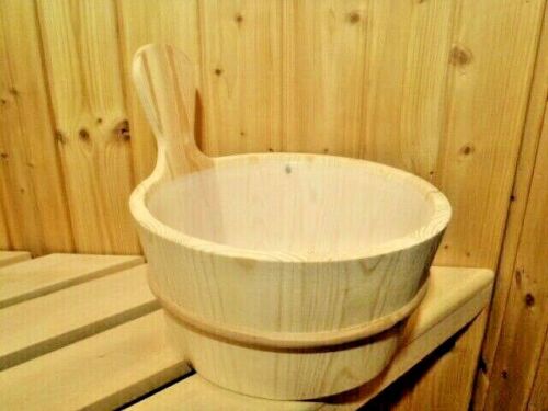 Infusion Bucket 4L sauna bucket sauna bucket Wooden Bucket Insert Sauna Infusion Hat Banja 