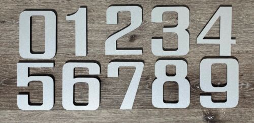  6 inch Modern Floating or Flush Mount House Address Numbers  