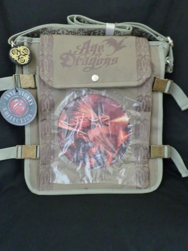 Anne Stokes Messenger Bag 3D kaki age of dragons Côté Sac a bandouliere