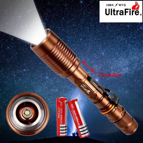 ultrafire 20000lm zoom X-XML t6 lampe del lampe torche militaires feu AT