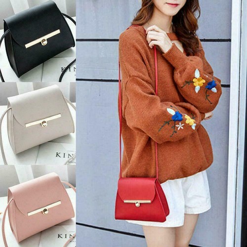 Girl Women Tote Messenger Bags Lady PU Handbag Cross Bag Body Purse Bag Sho M4E2