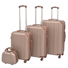 Juego de Maletas Rígidas de Ruedas 4 Piezas Trolleys Diferentes Colores vidaXL