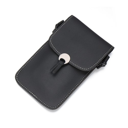 Neu PU Leder Fälle Weich Handy Tasche Transparent Berührbar Mini!