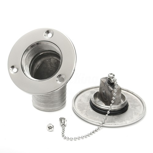 38mm Boote Benzin Einfüllstutzen Ellenbogen Edelstahl Tankverschluss Tankdeckel