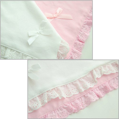 Pink Burp Saliva Cotton Newborn Towels Bandana Baby Feeding Bibs Infant