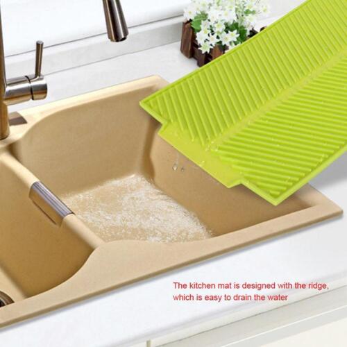 Silicone Dish Drying Mat/ Dish Rack Draining Boards Kitchen Table Mat LC 