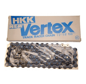 HKK Vertex NJS Track Chain 1//2/" X 1//8/" BLACK BLUE