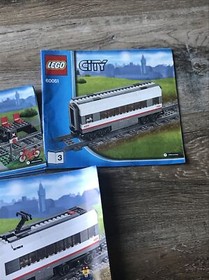 LEGO CITY TRAIN 60051 3 MANUALS Only No Blocks