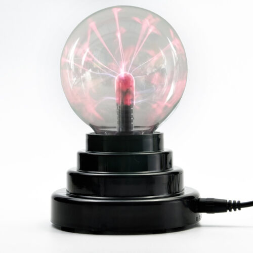 Hot Magic USB Sphere Lightning Lamp Light Party Black Base Glass Plasma Ball New