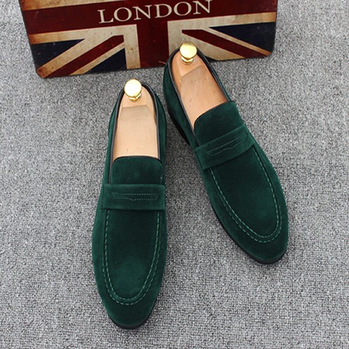 Mens Velvet Slip On Loafers Moccasins Driving Breath Dress Casual Shoes Creepers